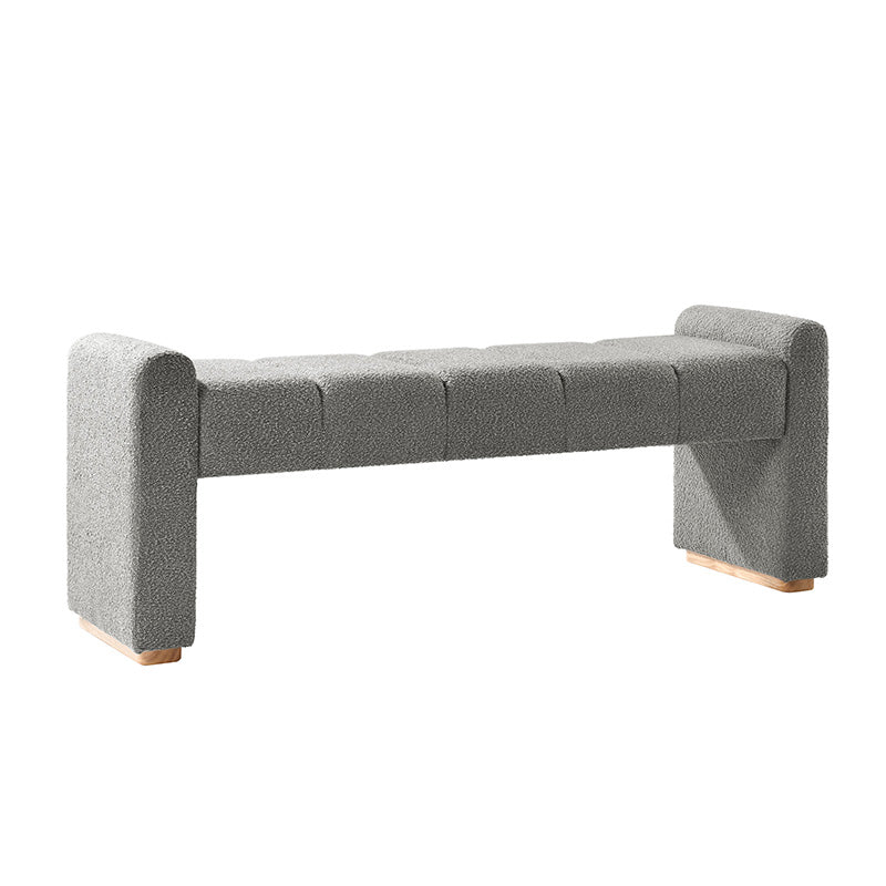 Jonas Contemporary Mudroom Bench With Unique Piano Key Accents