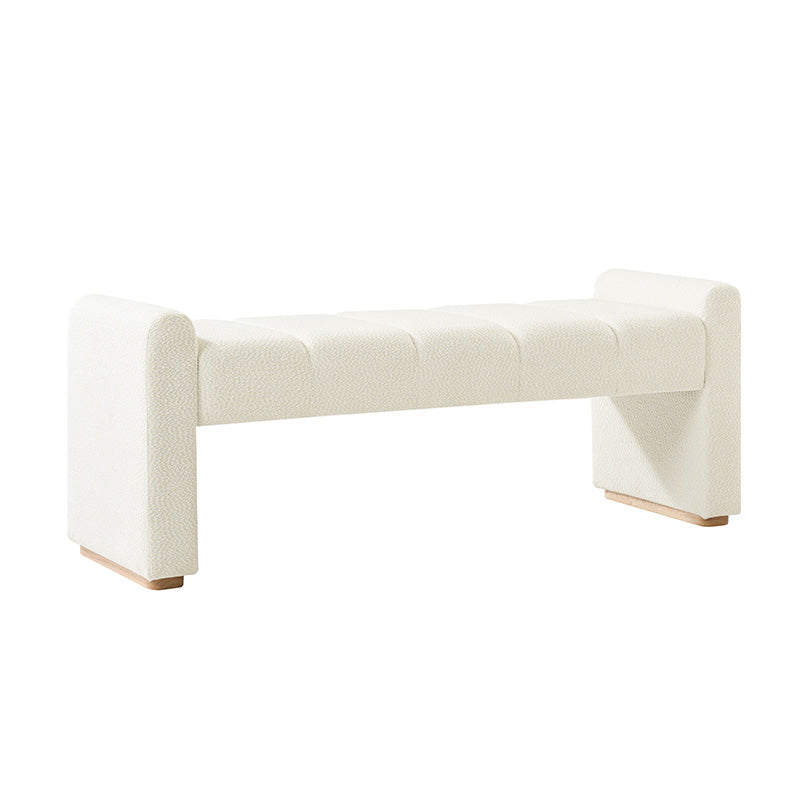 Jonas Contemporary Mudroom Bench With Unique Piano Key Accents