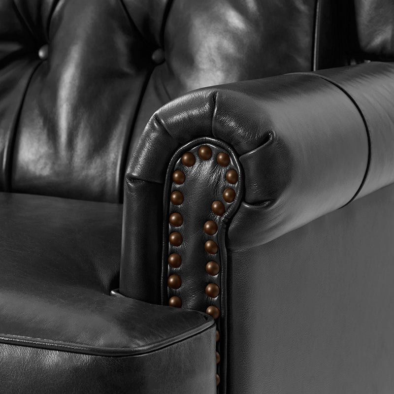 Octavio Genuine Leather Armchair