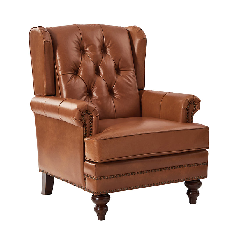 Octavio Genuine Leather Armchair