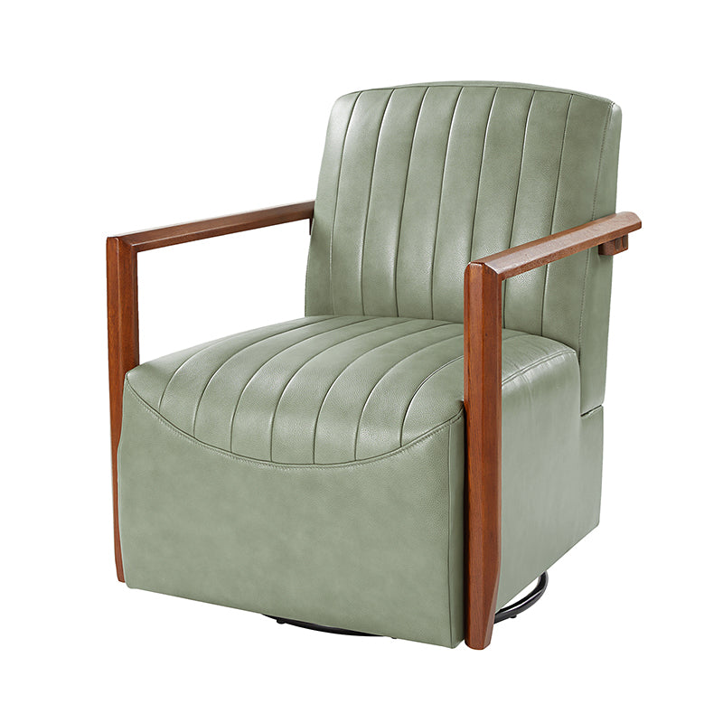 Bruno Genuine Leather Swivel Chair