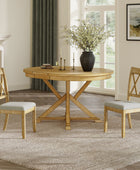 Amaya Rustic Modern Farmhouse Solid Wood Dining Chair-Set of 2