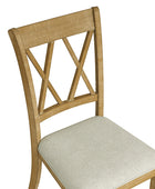 Amaya Rustic Modern Farmhouse Solid Wood Dining Chair