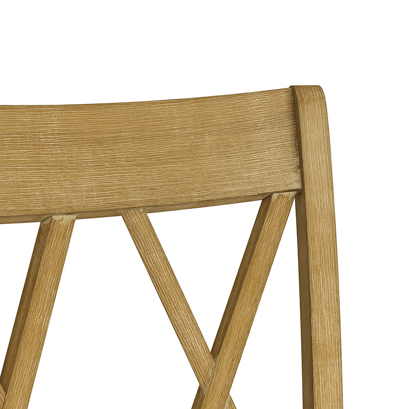 Amaya Rustic Modern Farmhouse Solid Wood Dining Chair