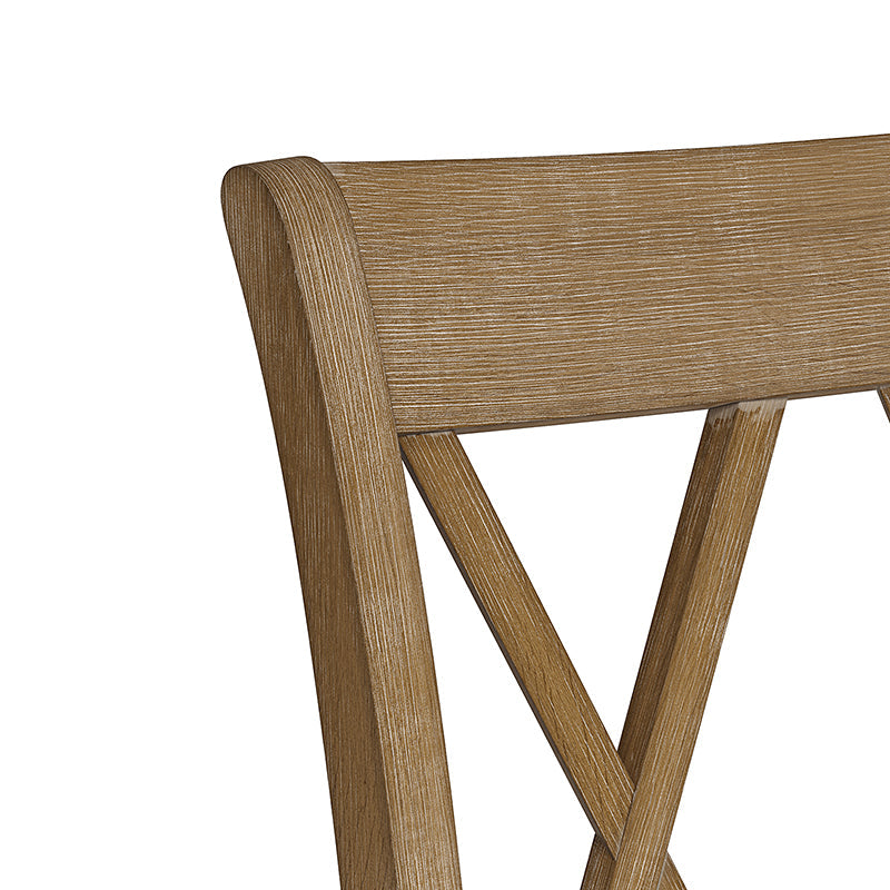Amaya Rustic Farmhouse Solid Wood Dining Chair