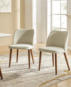 Diana Mid-century Modern Upholstered Dining Chair(Set of 2)