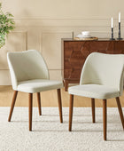 Diana Mid-century Modern Upholstered Dining Chair(Set of 2)