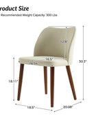 Diana Mid-century Modern Upholstered Dining Chair(Set of 2)