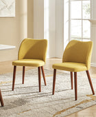 Diana Mid-century Modern Upholstered Dining Chair(Set of 2)