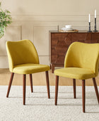 Diana Mid-century Modern Upholstered Dining Chair(Set of 2)