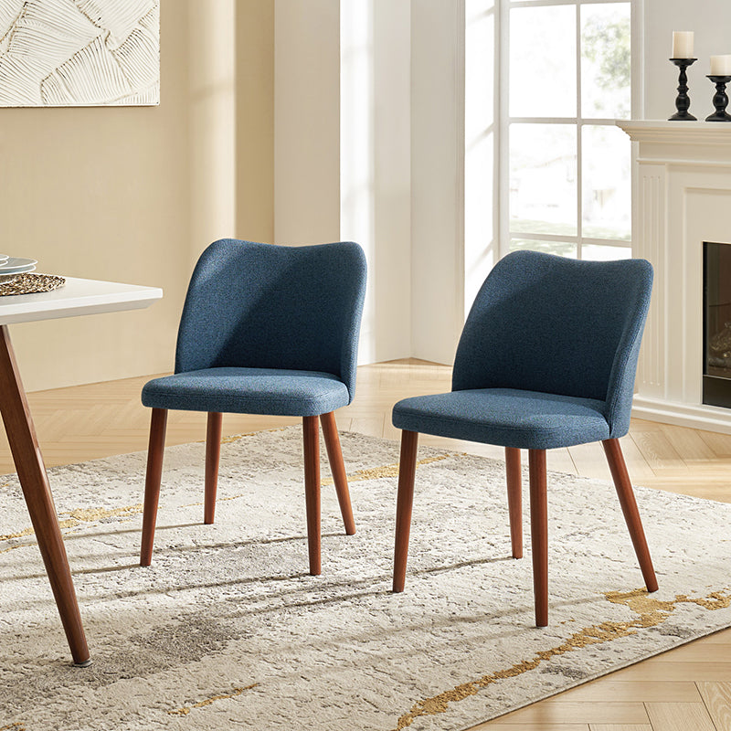 Diana Mid-century Modern Upholstered Dining Chair(Set of 2)