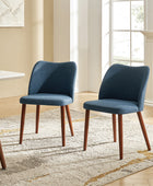 Diana Mid-century Modern Upholstered Dining Chair(Set of 2)