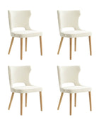 Jacinto Dining Chair with Anti-water Fabric (Set of 4)