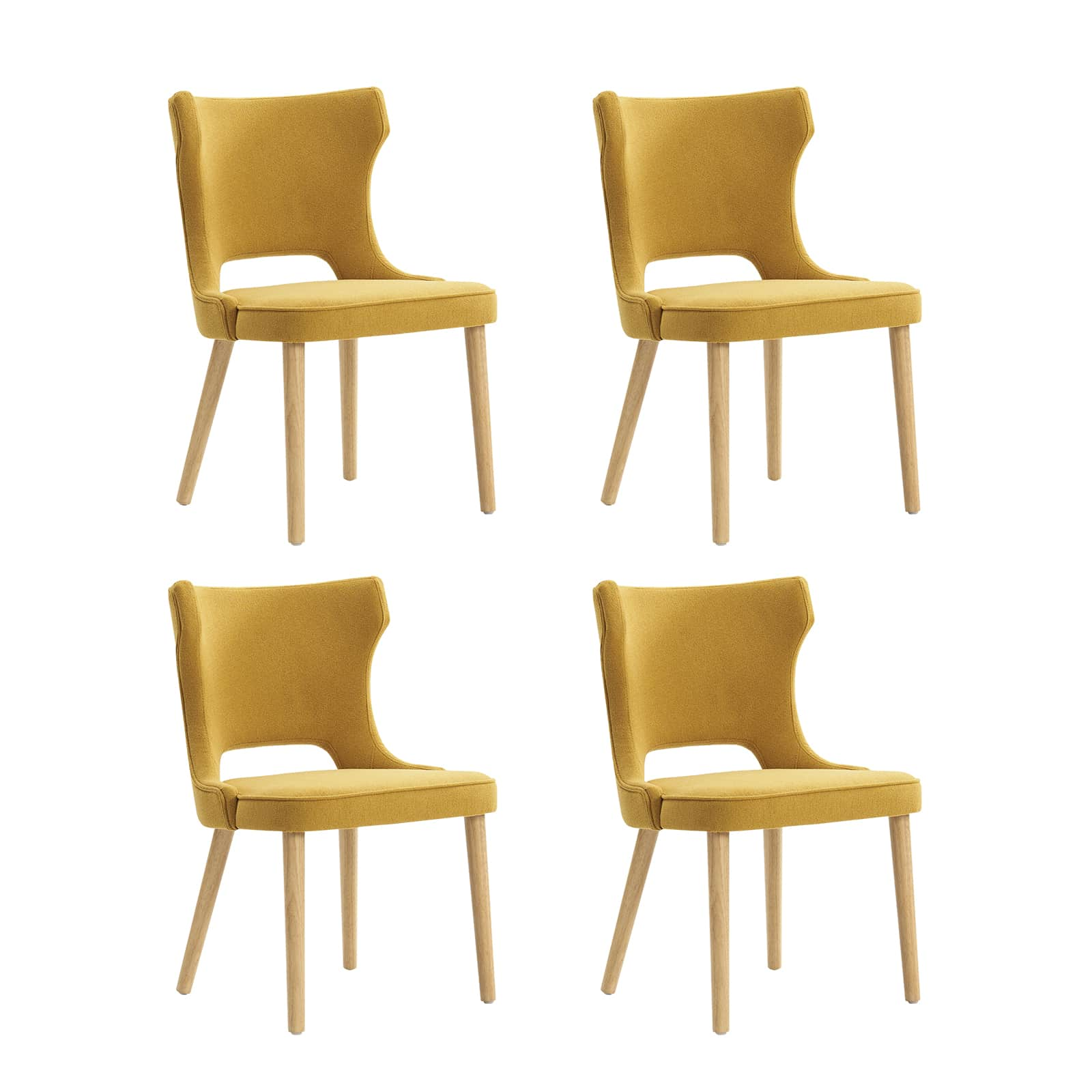 Jacinto Dining Chair with Anti-water Fabric (Set of 4)