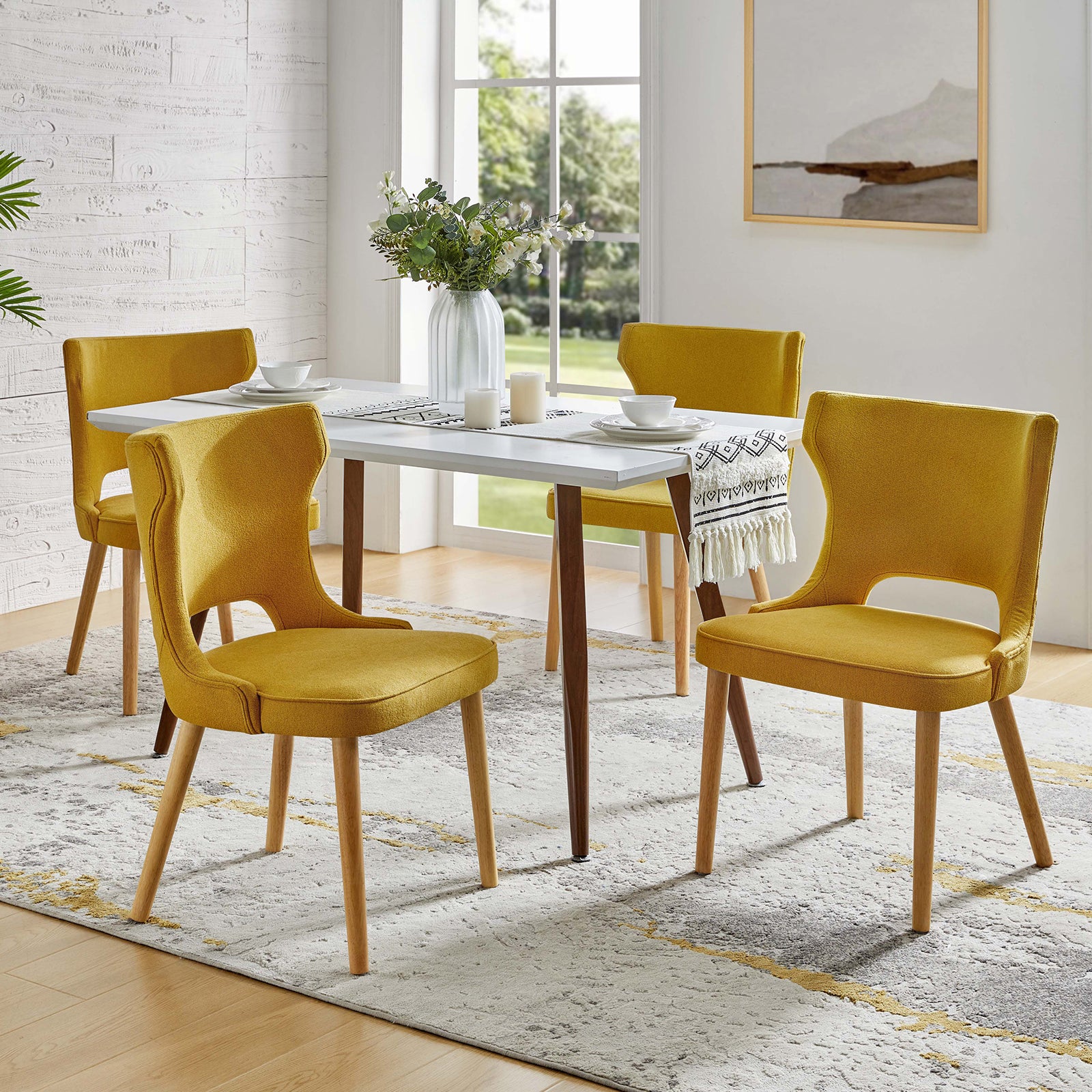 Jacinto Dining Chair with Anti-water Fabric (Set of 2/4)