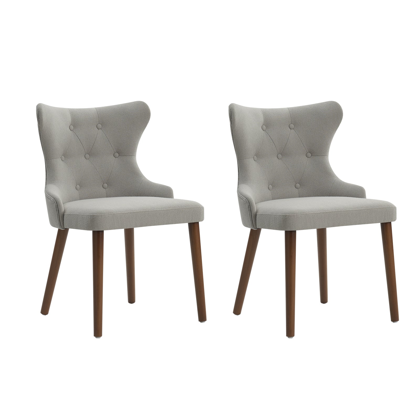 Carlota Mid-century Modern Dining Chair with Anti-water Fabric (Set of 2/4)