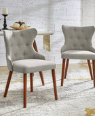 Carlota Mid-century Modern Dining Chair with Anti-water Fabric (Set of 2/4)