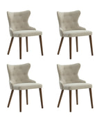 Carlota Mid-century Modern Dining Chair with Anti-water Fabric (Set of 2/4)