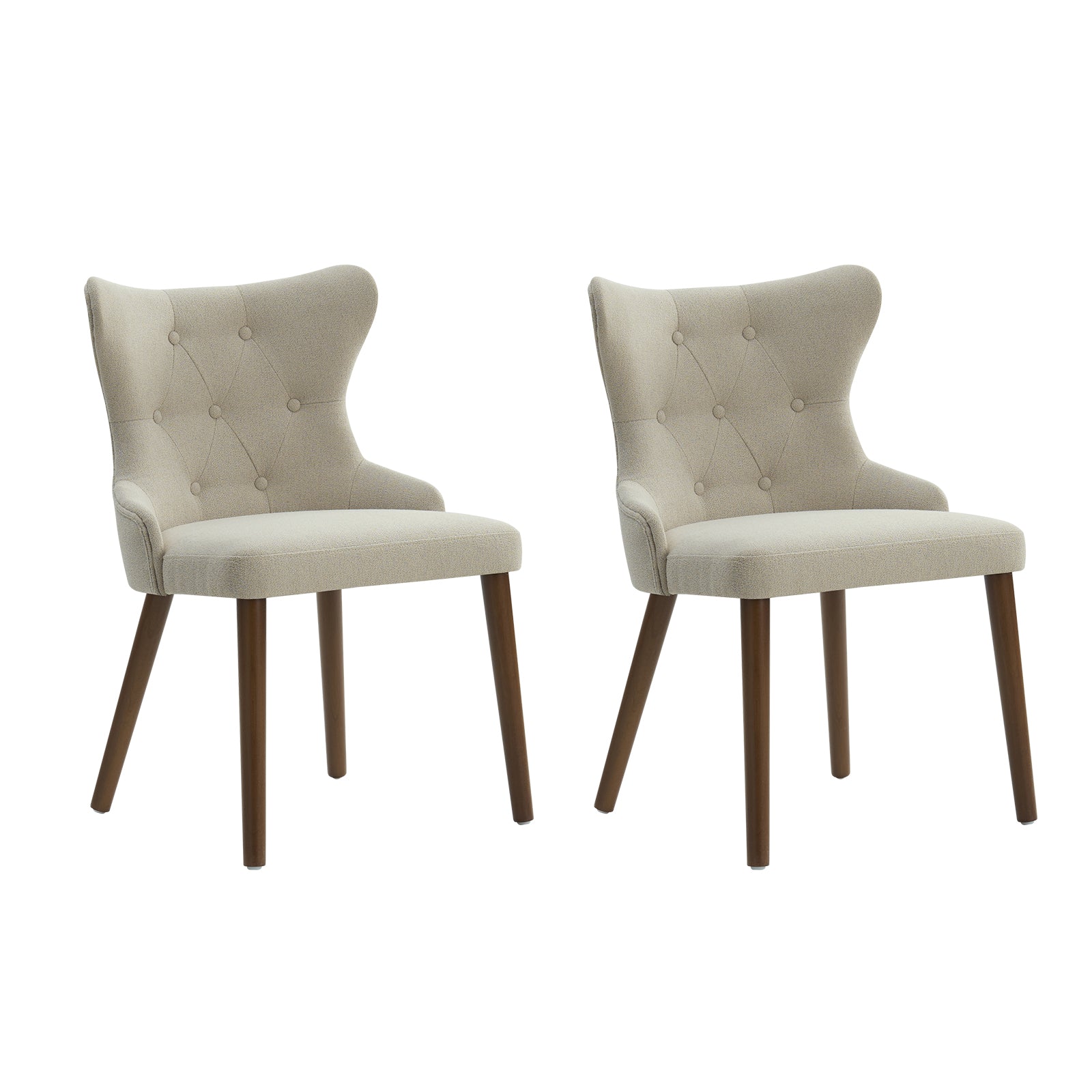 Carlota Mid-century Modern Dining Chair with Anti-water Fabric (Set of 2/4)