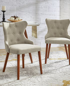 Carlota Mid-century Modern Dining Chair with Anti-water Fabric (Set of 2/4)