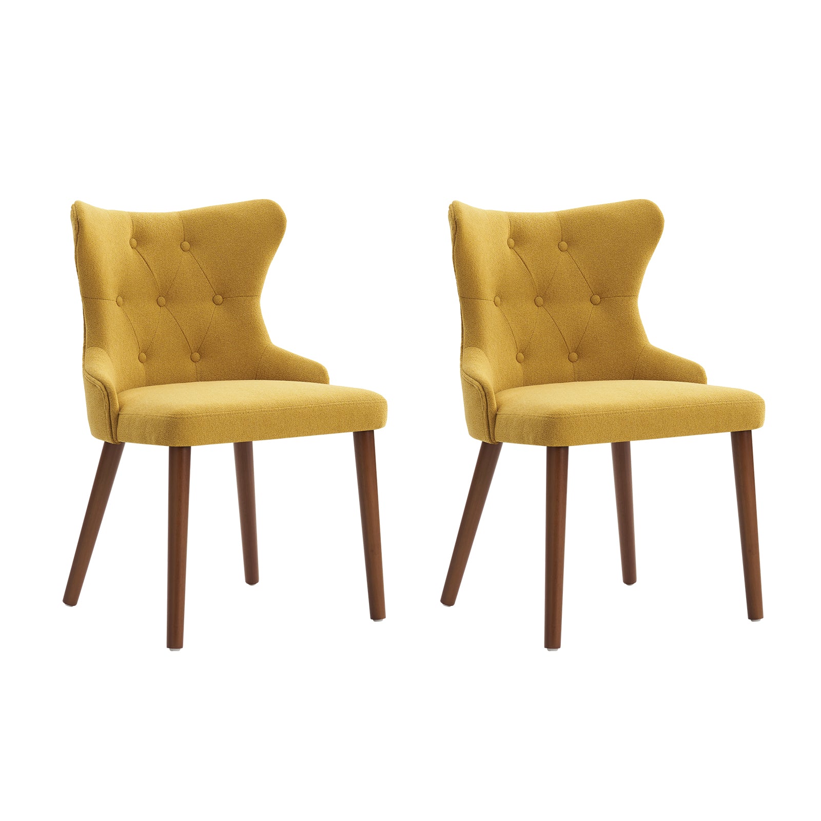 Carlota Mid-century Modern Dining Chair with Anti-water Fabric (Set of 2/4)