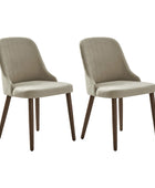 Andrea Versatile Ergonomic Dining Chair for Modern Spaces (Set of 2)