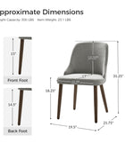 Andrea Versatile Ergonomic Dining Chair for Modern Spaces (Set of 2)