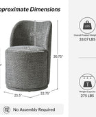 Fully Upholstered Modern Dining Chair