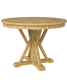 Filipa Rustic Farmhouse Solid Wood Round Dining Table