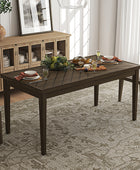 Nora Classic Style Solid Wood Legs Dining Table