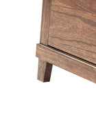 Miriam 2-Drawer Solid Wood Nightstand with Built-in USB Ports