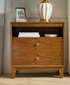 Josefa 3-Drawer End Table with Type-C and USB