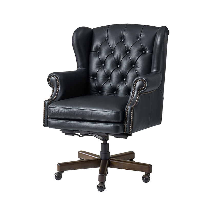 Ashtin Genuine Leather Office Chair