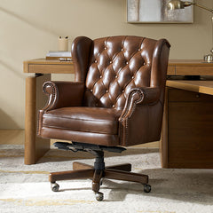 Ashtin Genuine Leather Office Chair