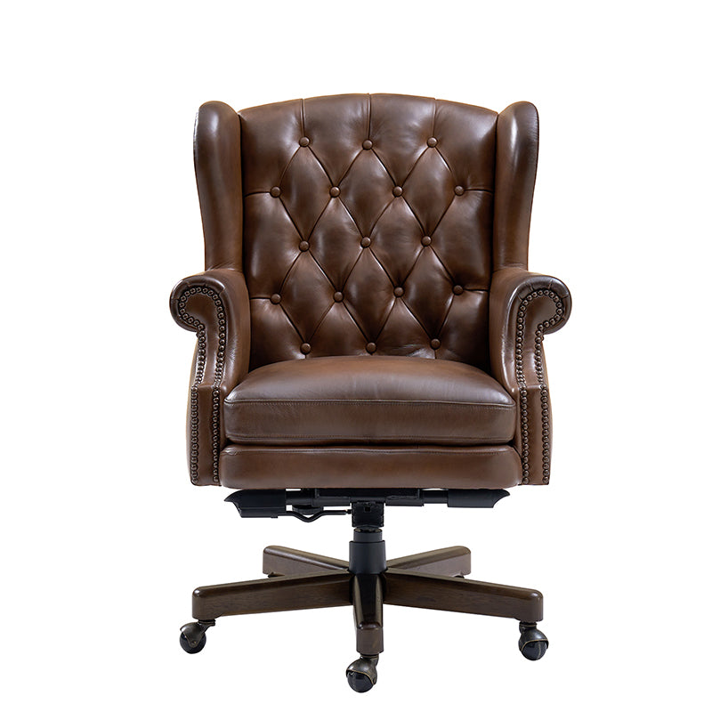 Ashtin Genuine Leather Office Chair