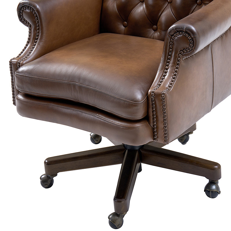 Ashtin Genuine Leather Office Chair