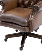 Ashtin Genuine Leather Office Chair