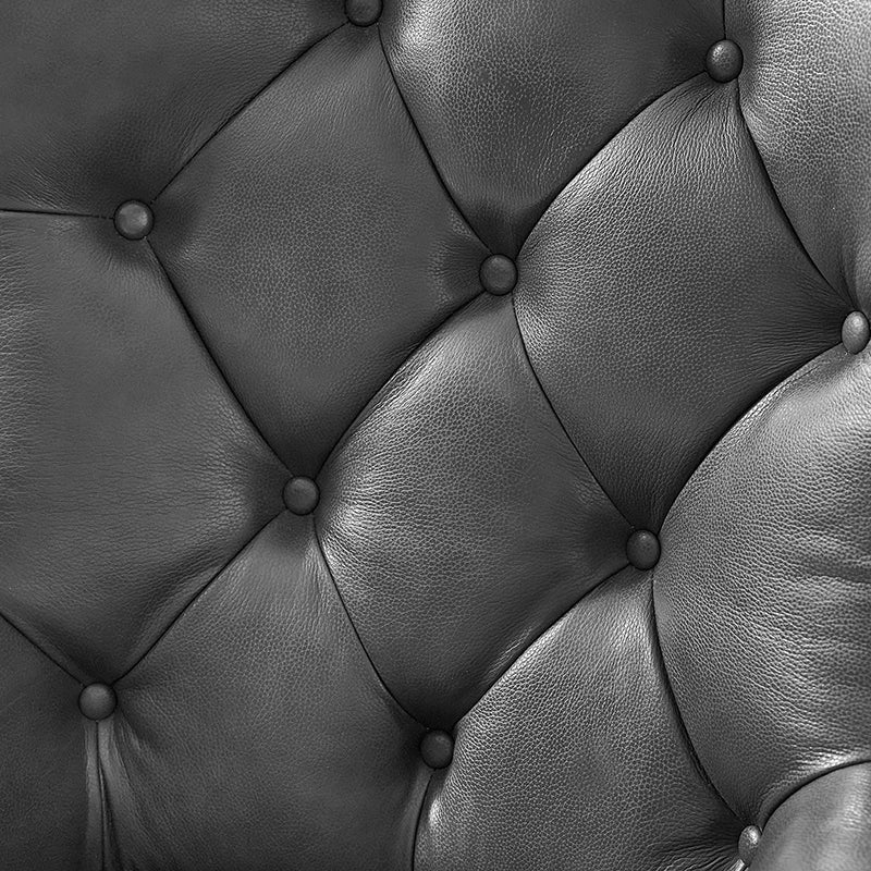 Adrian Hand-Rubbed Oil-Wax Leather Wingback Office Chair