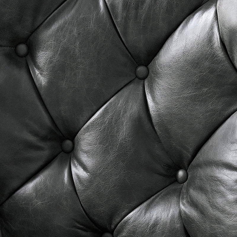 Adrian Hand-Rubbed Oil-Wax Leather Wingback Office Chair