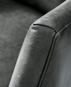 Adrian Hand-Rubbed Oil-Wax Leather Wingback Office Chair