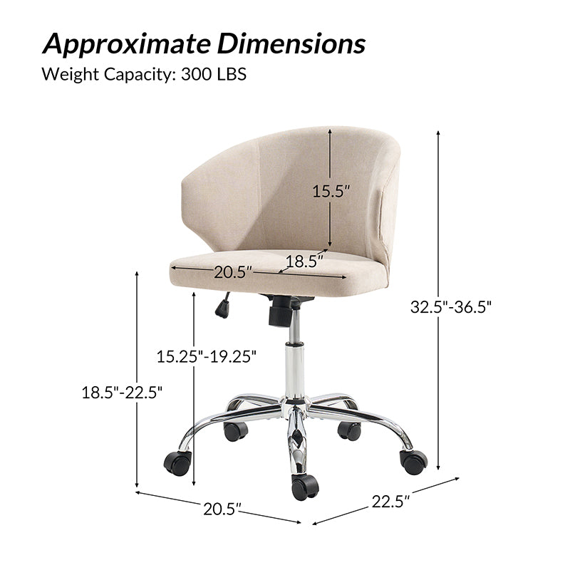 Jesus Curved Armrest Design Office Chair