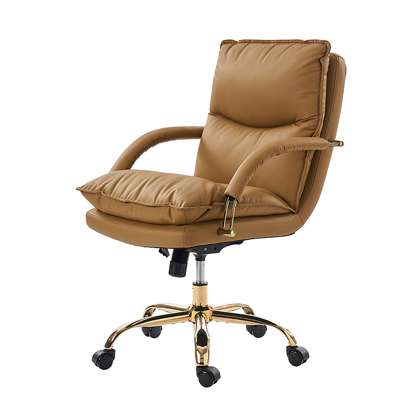Sandy Waterproof PU Leather 360-Degree Swivel Office Chair