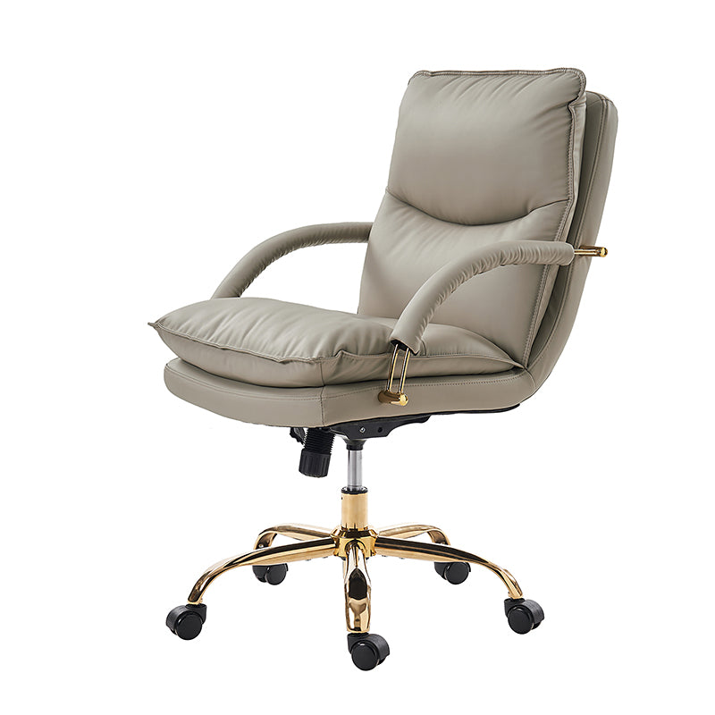Sandy Waterproof PU Leather 360-Degree Swivel Office Chair