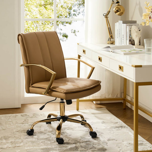 Roberto PU Leather Rocking Office Chair