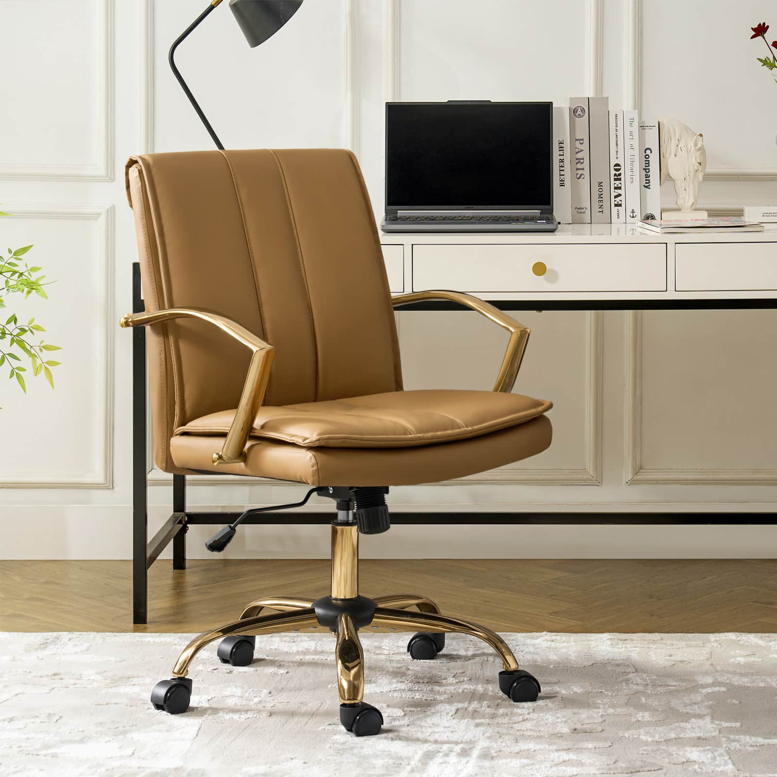 Roberto PU Leather Rocking Office Chair