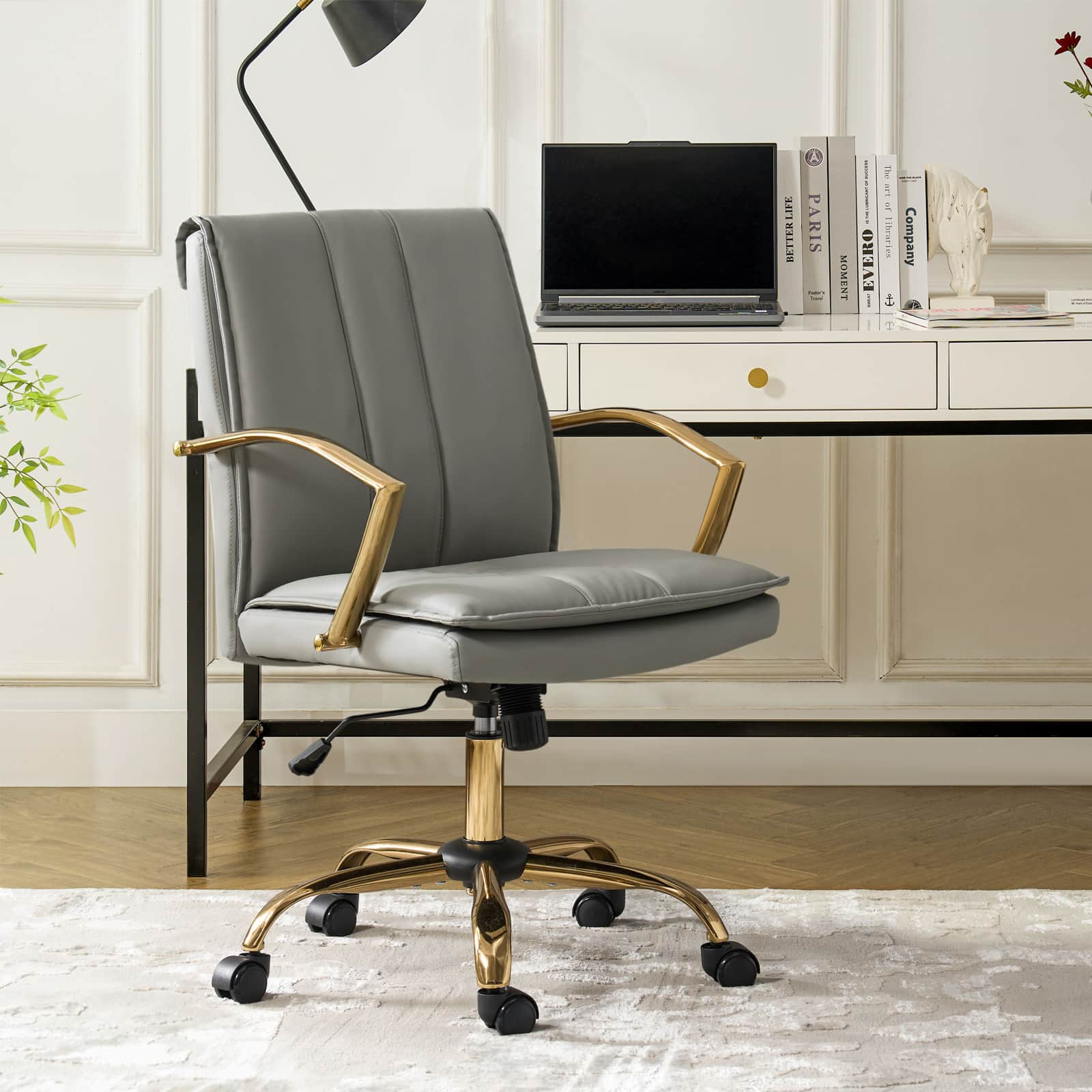 Roberto PU Leather Rocking Office Chair