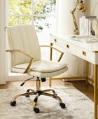 Roberto PU Leather Rocking Office Chair