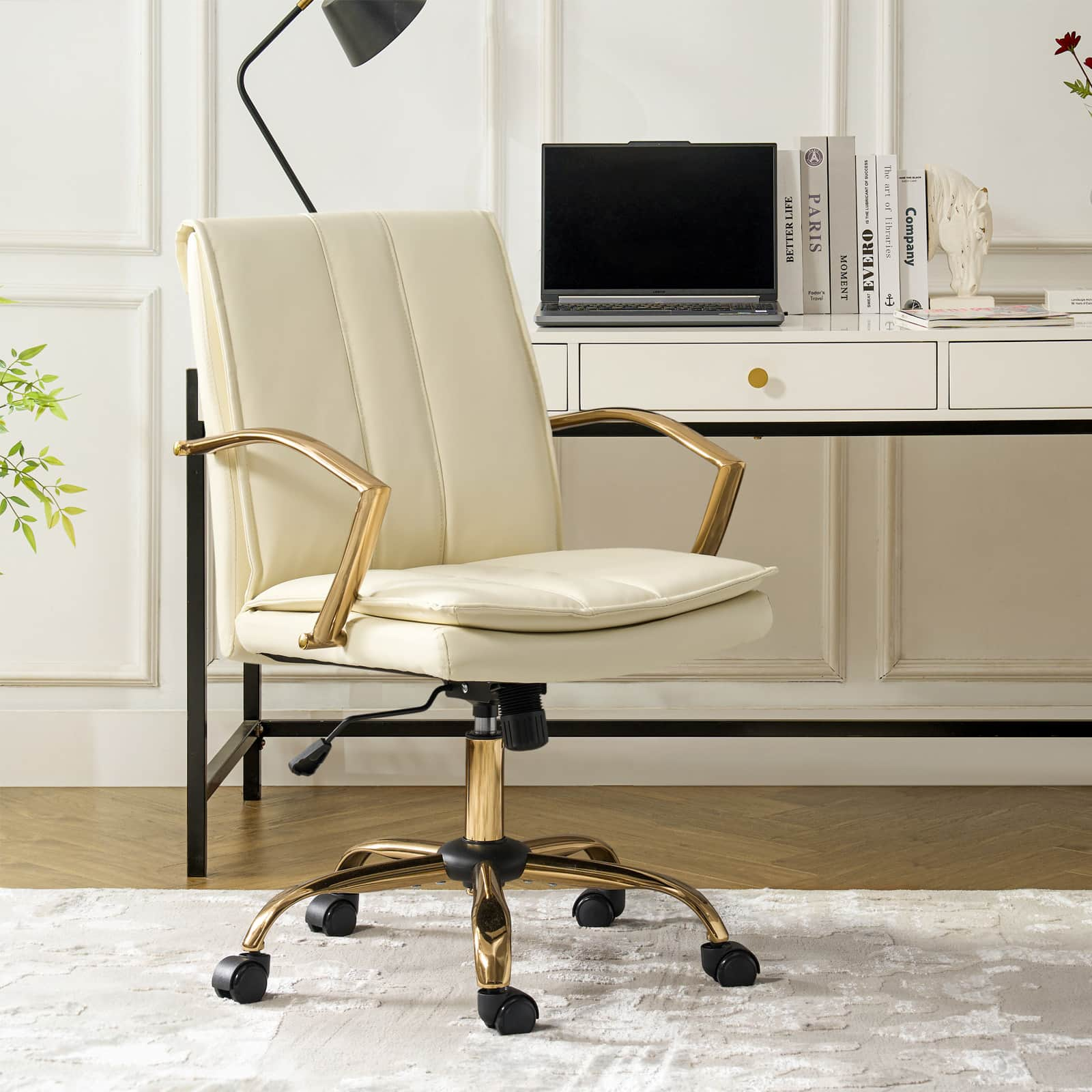 Roberto PU Leather Rocking Office Chair