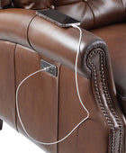 Ruben Genuine Leather Power Recliner