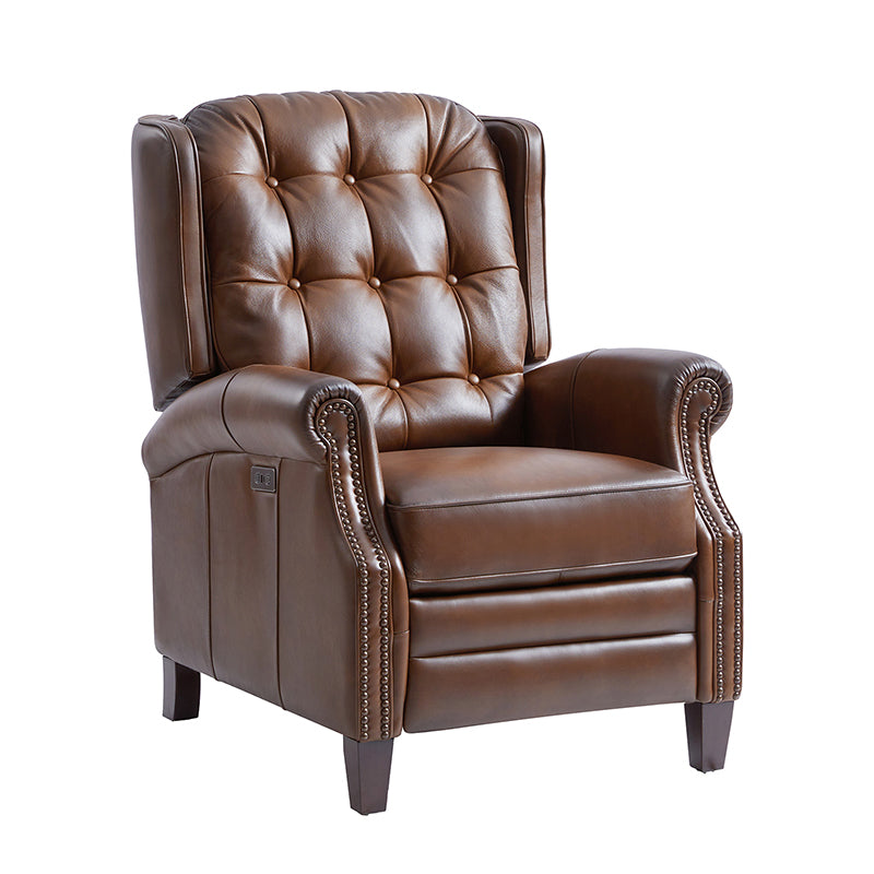 Ruben Genuine Leather Power Recliner